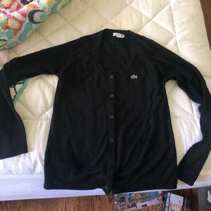 Black lacoste sweater